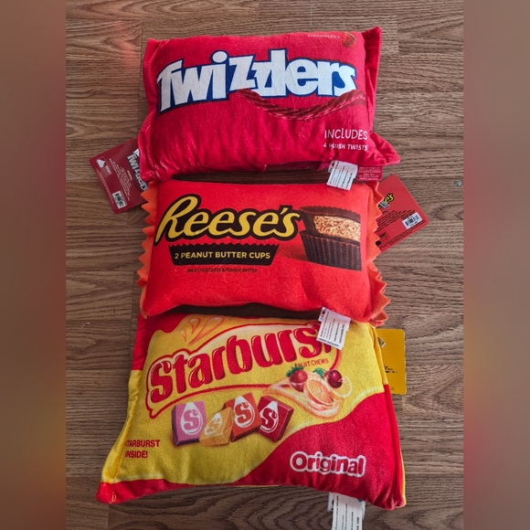 Starburst, Twizzlers, and Reese's Candy Plushes - Picture 2 of 8